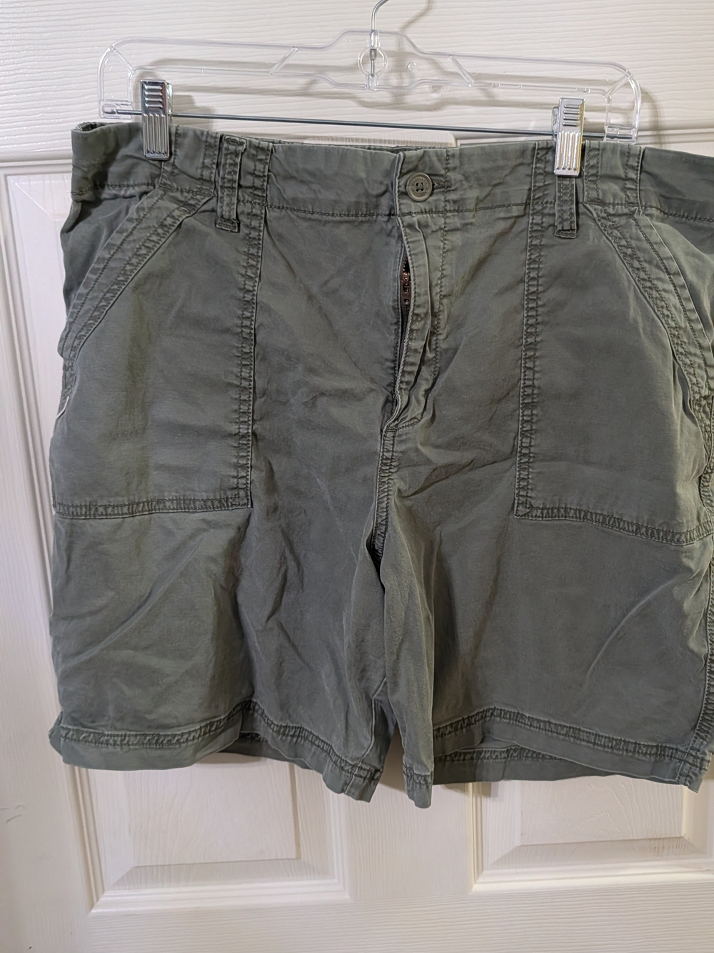 Women's Magellan Outdoors Olive Green Cargo Shorts